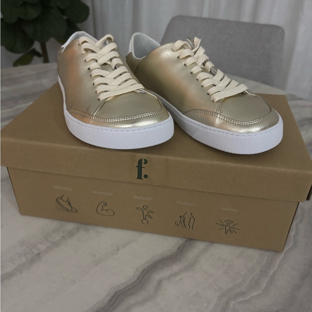 Gold  Barefoot Sneakers
